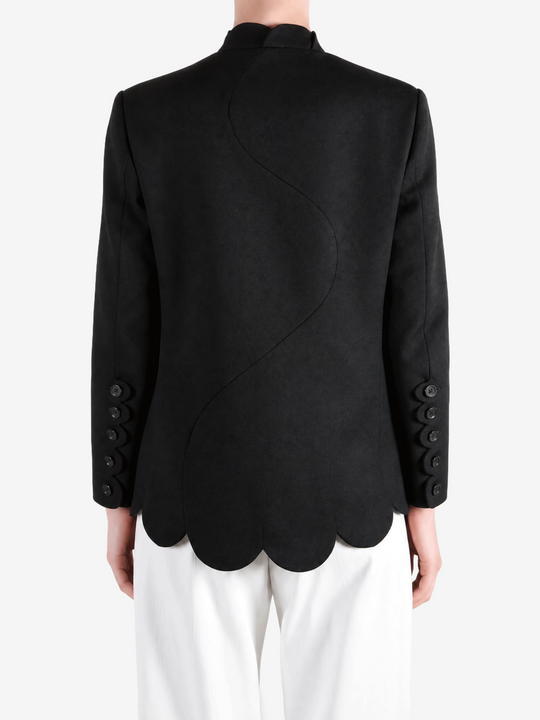 Black jacket, full body view