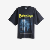 Black t-shirt, front view