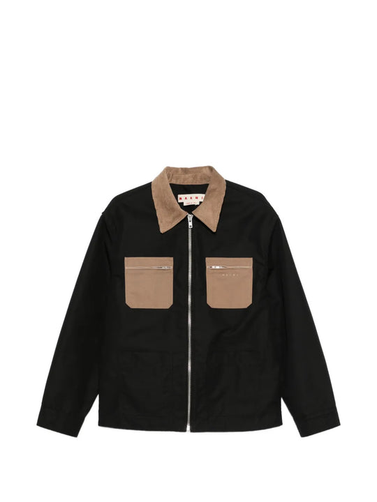 Black jacket, front view