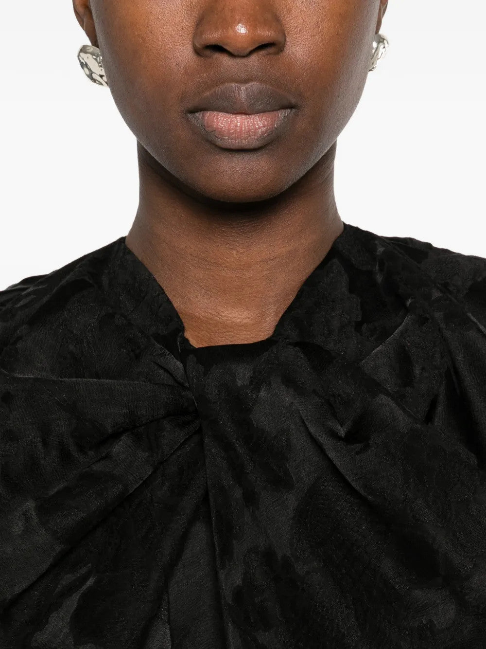 Black dress, front view
