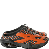 Black sneakers, front view