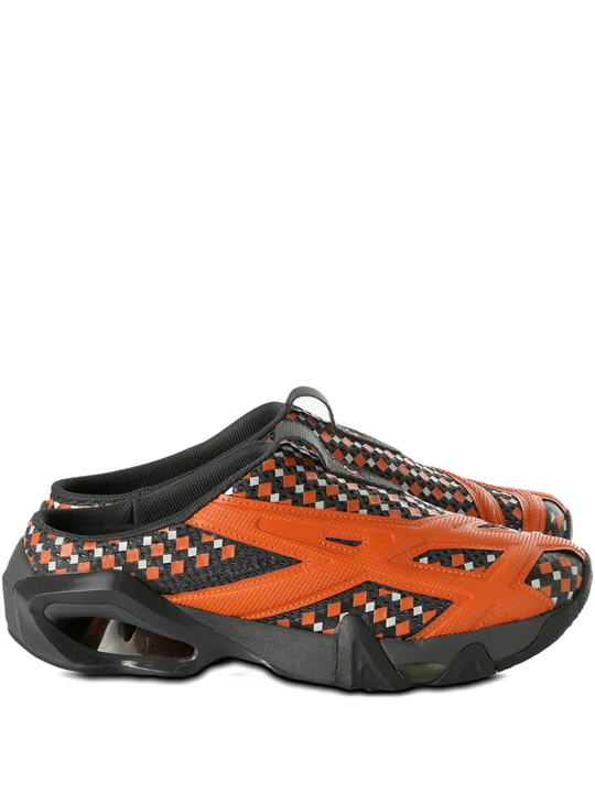 Black sneakers, front view