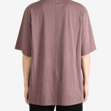 Purple t-shirt, full body view