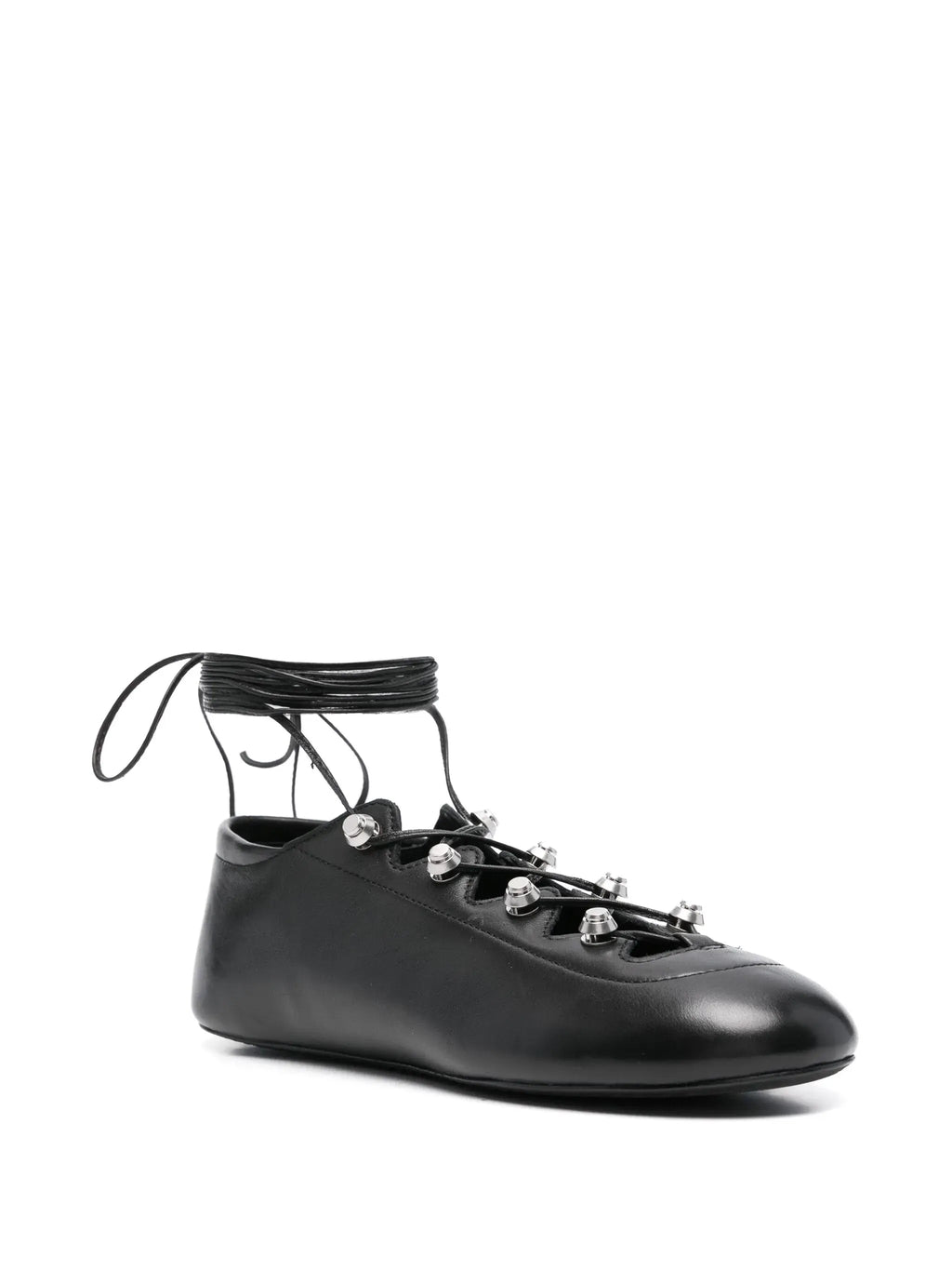 ALEXANDER WANG - Women Vyollette Lace Up Flat Sneakers