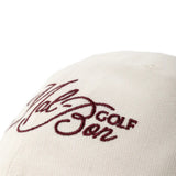 Close up of Tan hat, showing detail