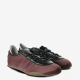 Red sneakers, side view