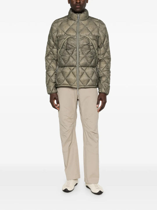 Green jacket, full body view