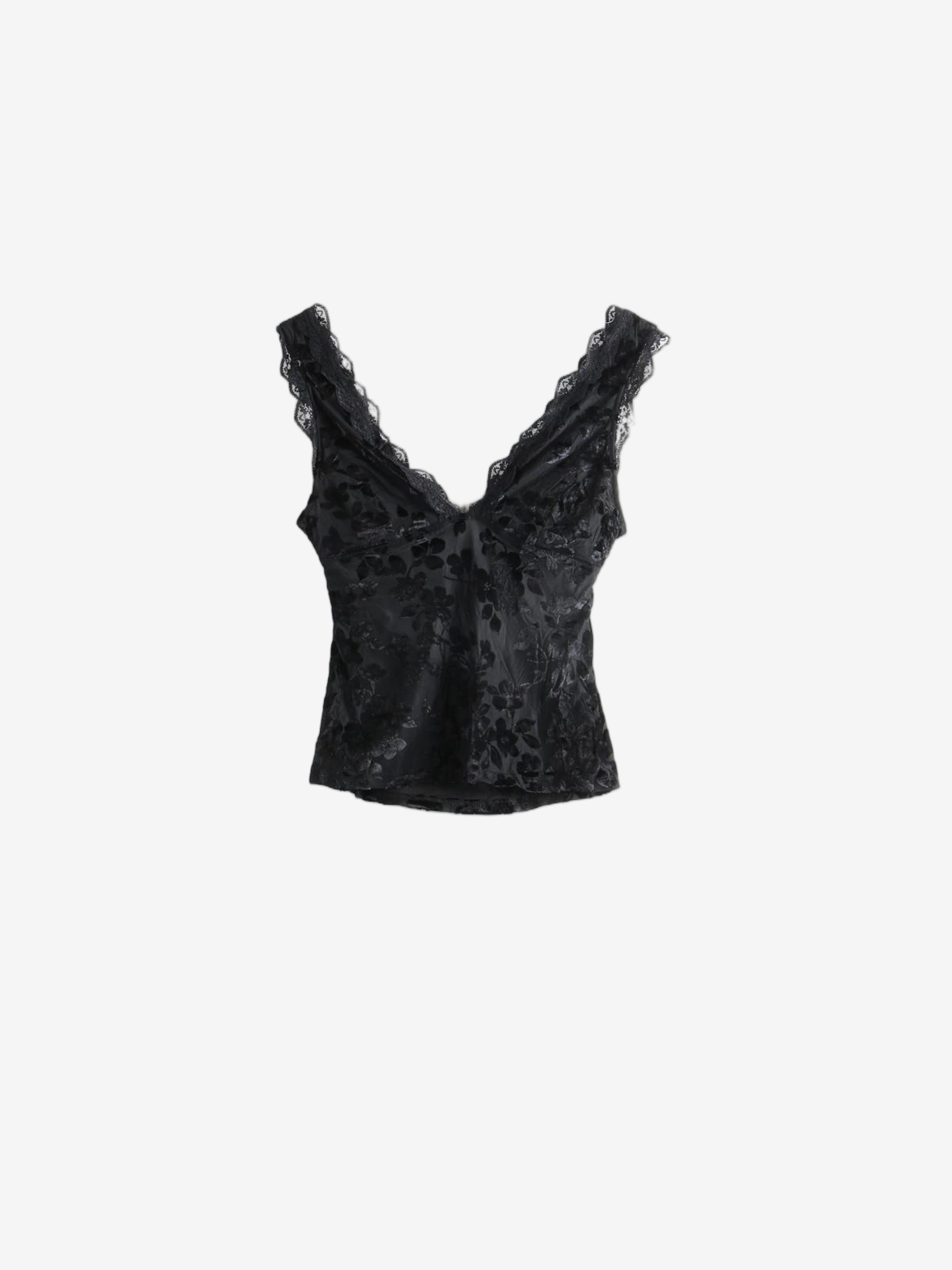 Black top, front view