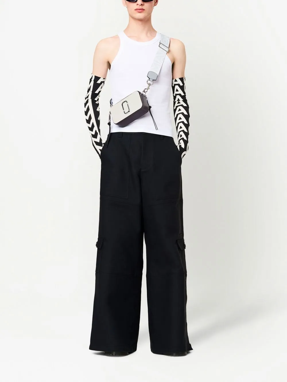 White bags,full body view