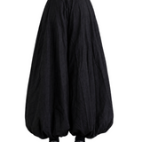 Black skirt, full body view