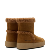 Brown boot,back view