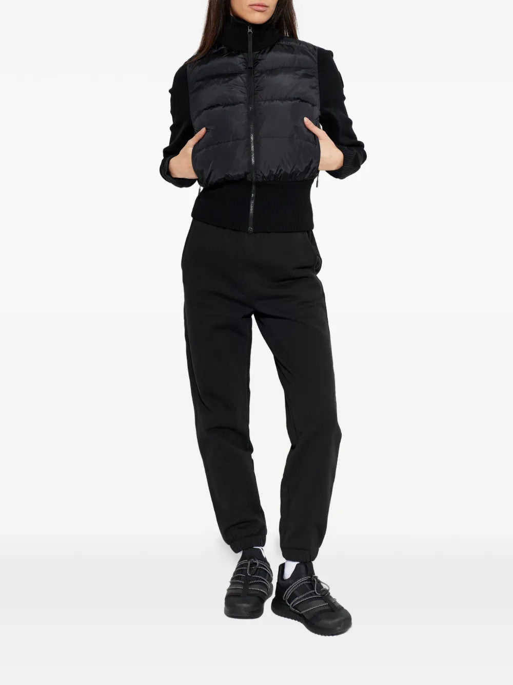 Black jacket, full body view