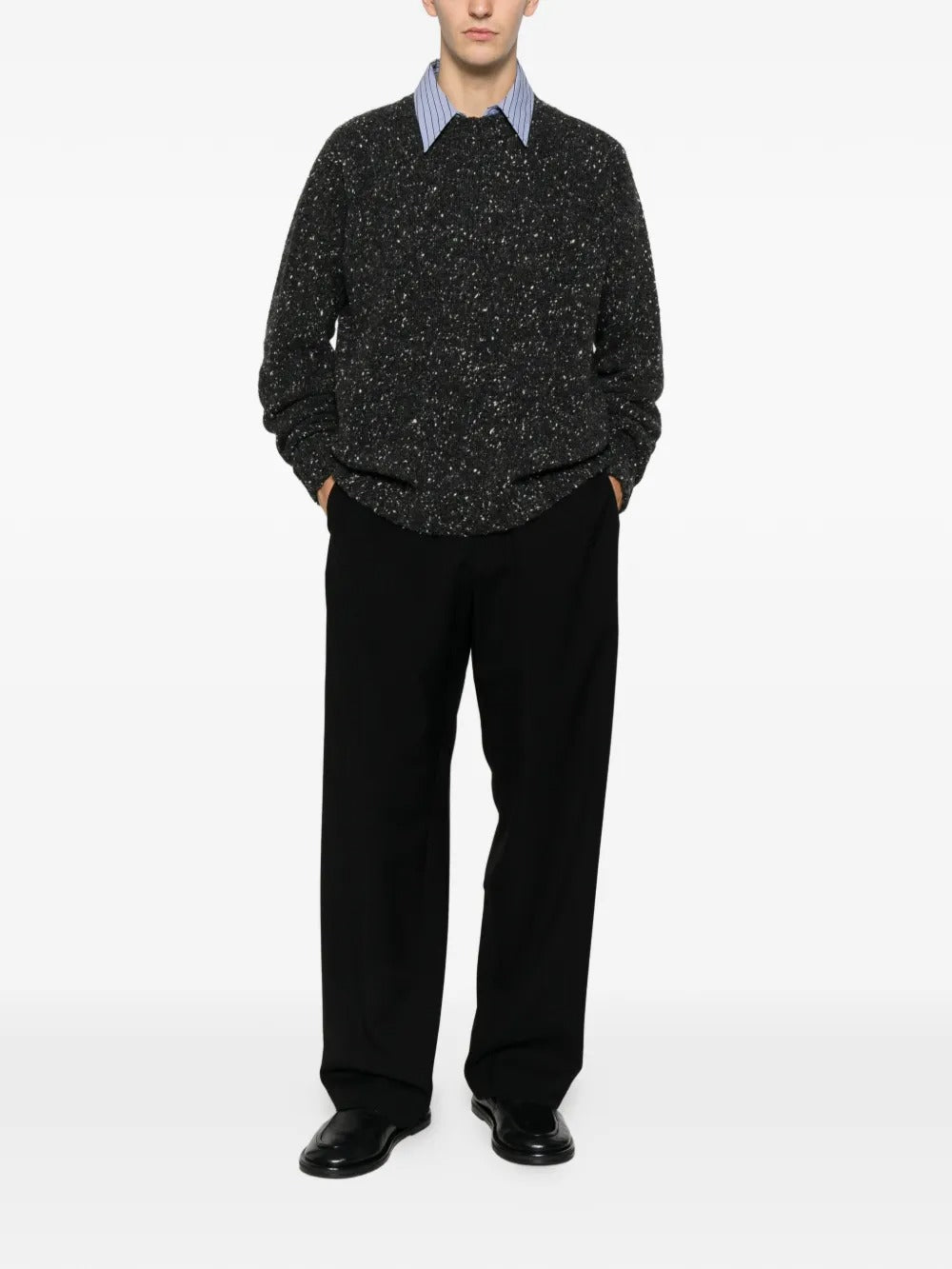 Black sweater,full body view