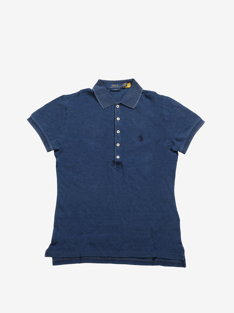 Blue t-shirt, front view