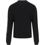 Black t-shirt, back view