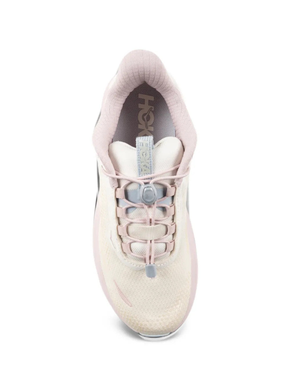 Pink shoes, front view