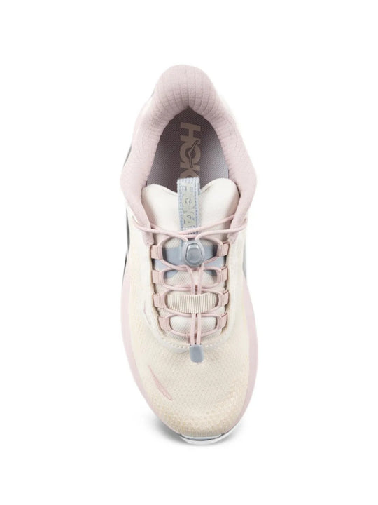 Pink shoes, front view