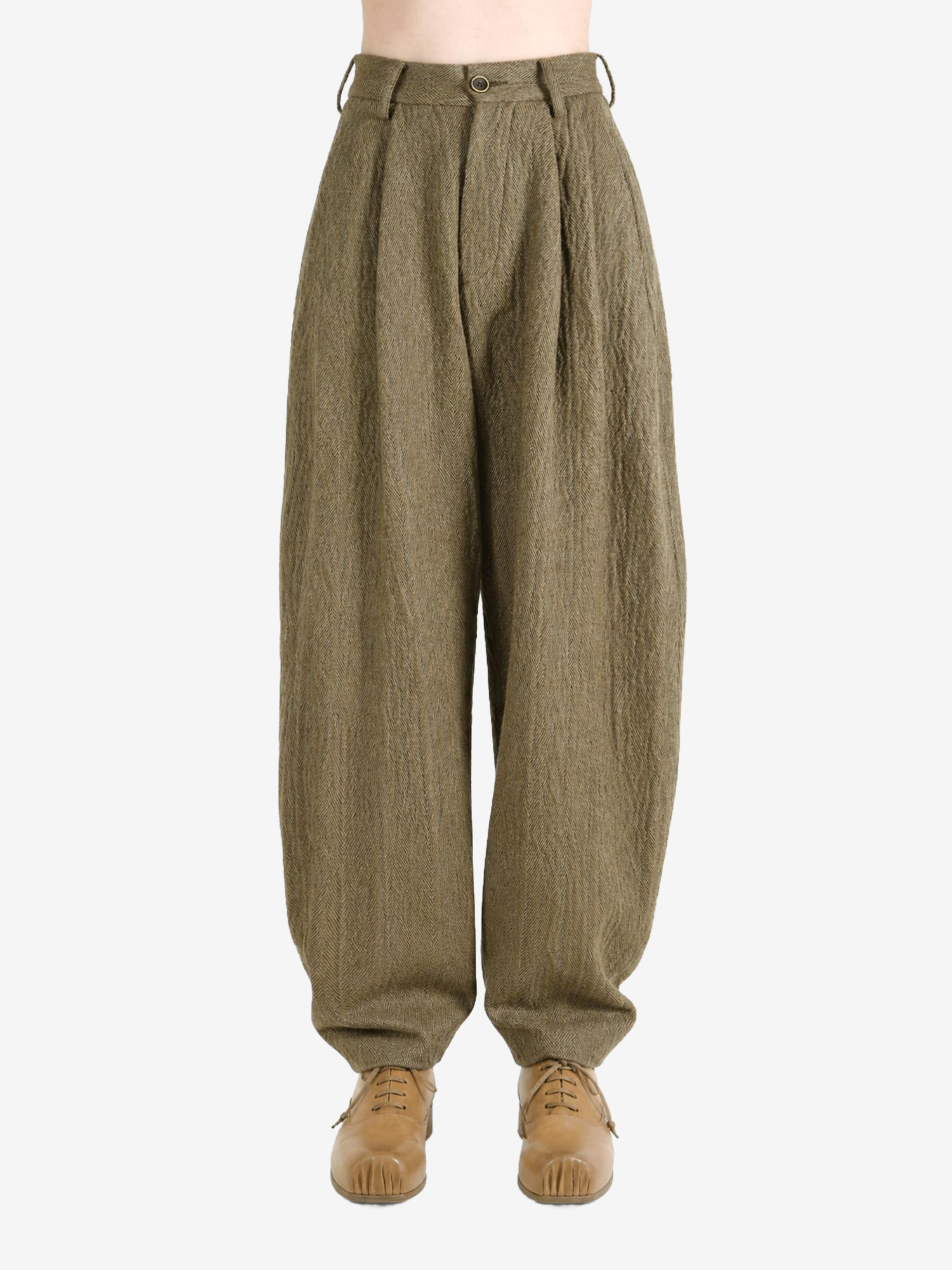 Tan pants, front view