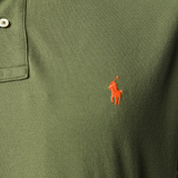 Close up of green t-shirt , showing texture of the Cotton fabric