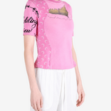 MARINE SERRE - Women Upc Jersey SS Baby Fit T-Shirt