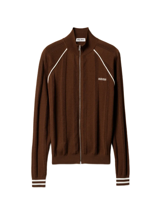 Brown jacket,front view