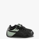 Black sneakers, front view