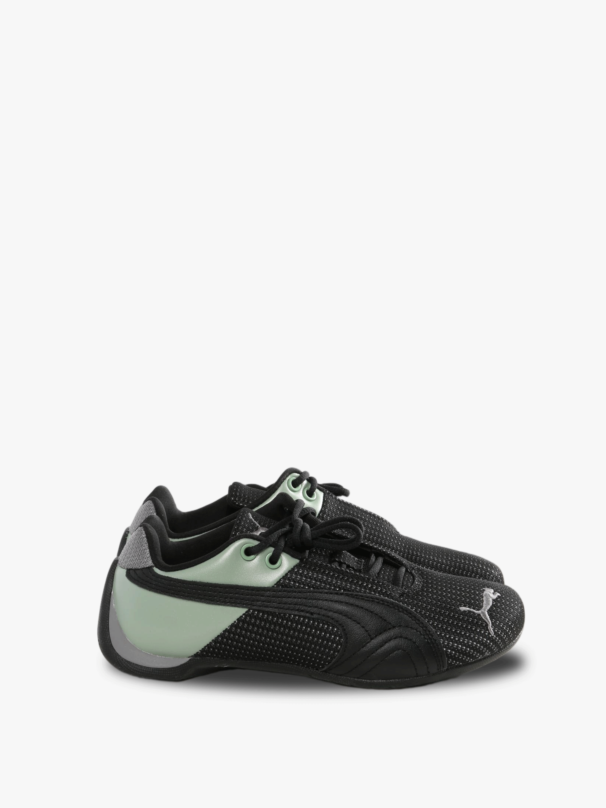Black sneakers, front view