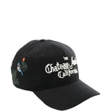 Black hats, side view