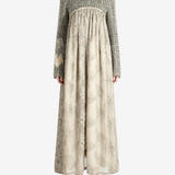 COMMUNS - Women Floral Jacquard Dress