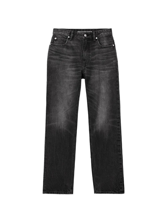 Grey jeans, front view