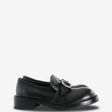 Black shoes, side view