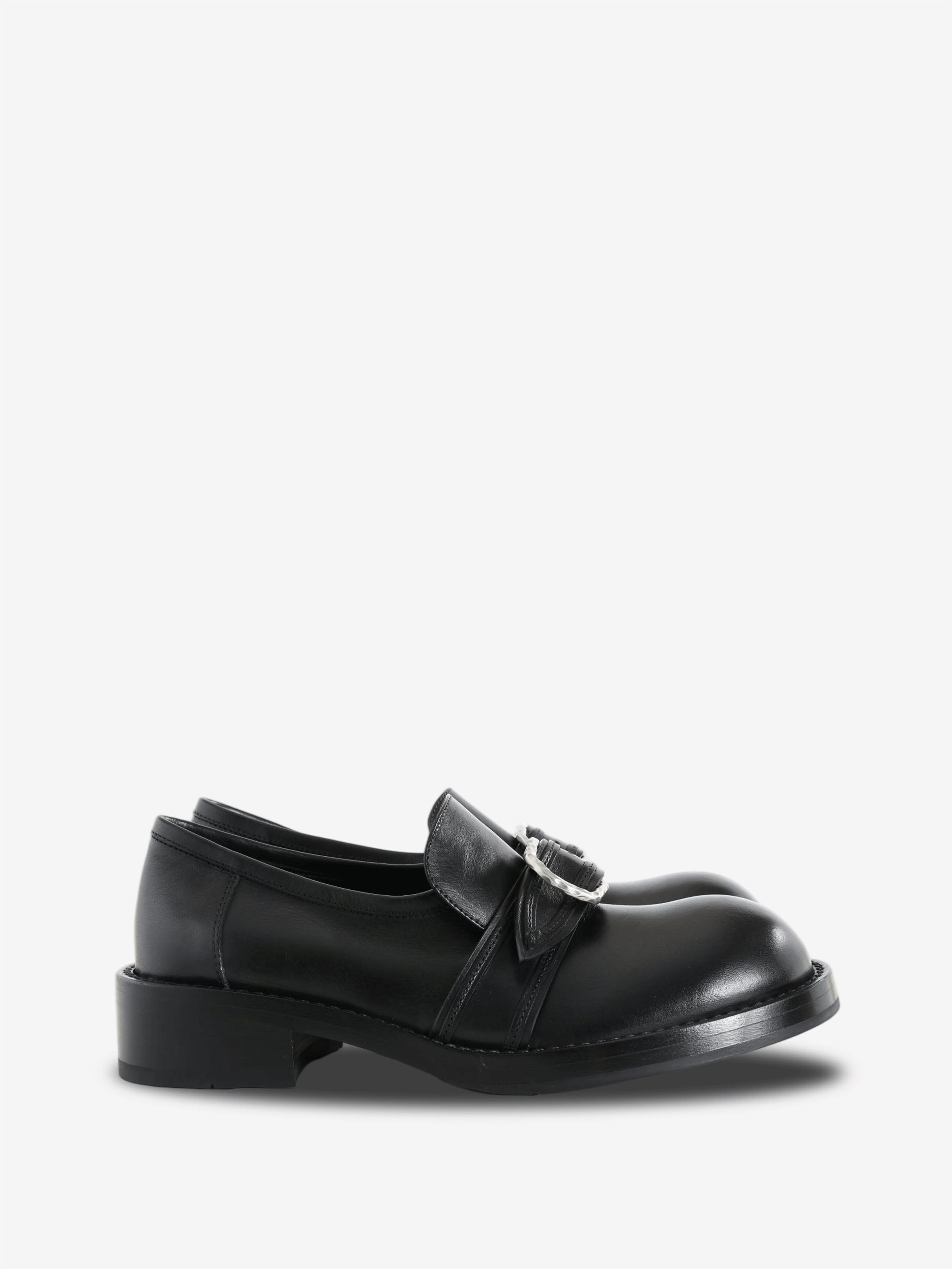 Black shoes, side view
