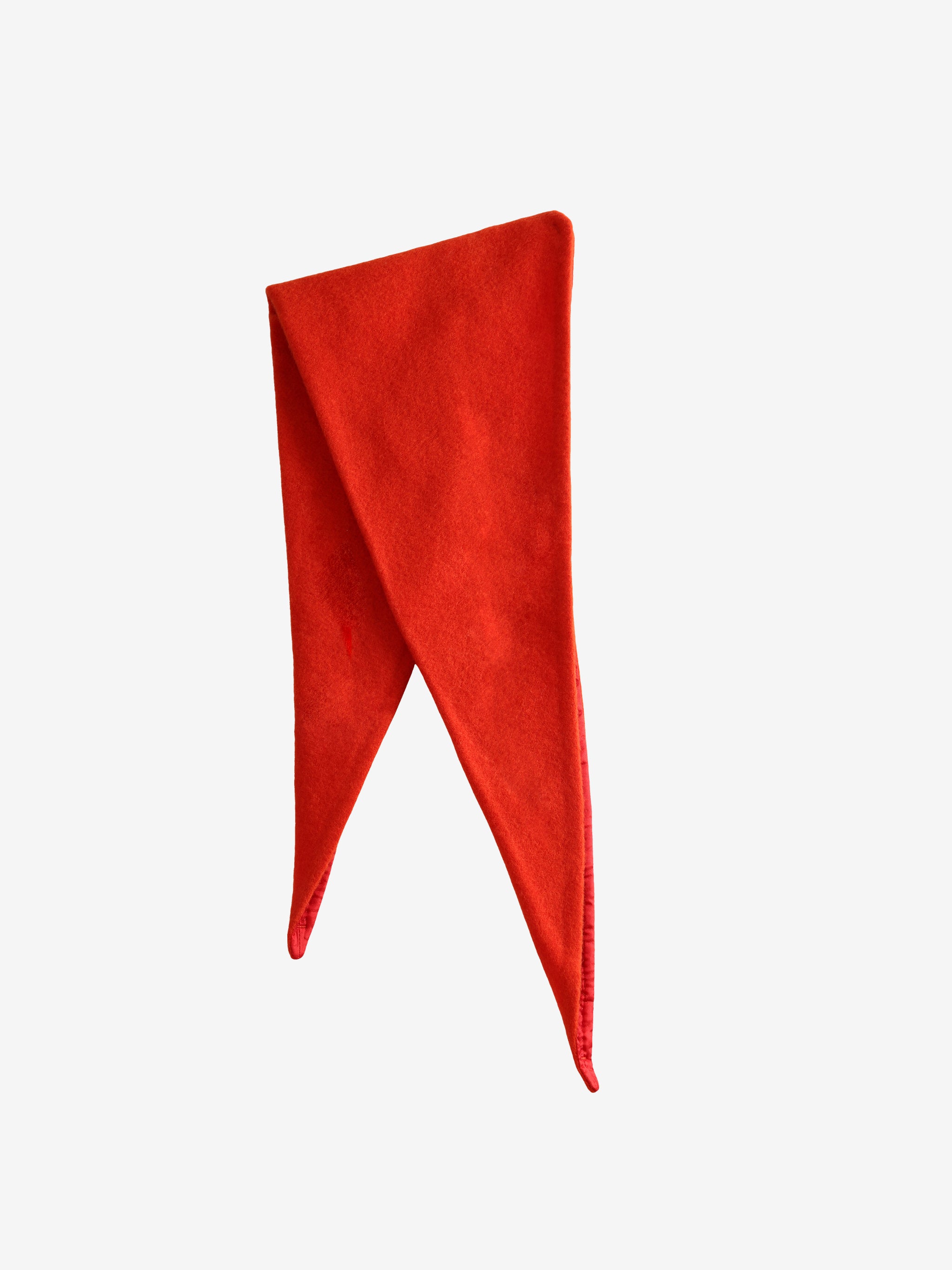 Orange scarf, front view