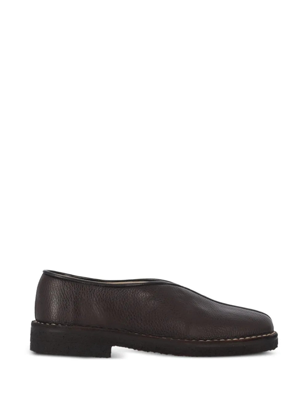 Brown flats, side view