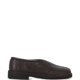 Brown flats, side view