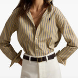 POLO RALPH LAUREN - Women 120/2 Yd Ctn Pw Long Sleeve Blouse