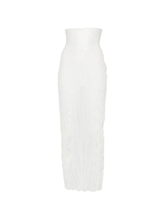 White skirts, front view