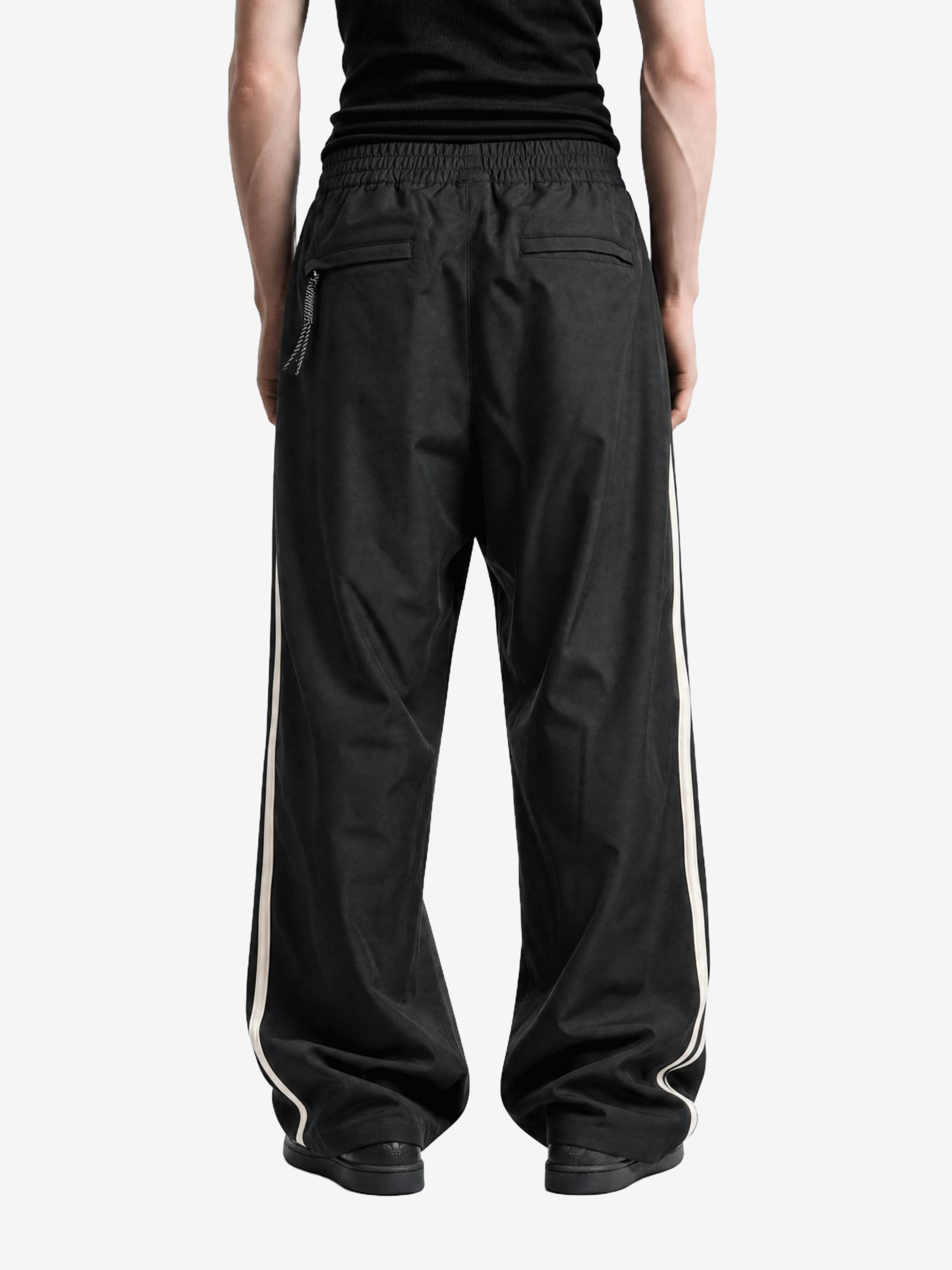 Black pants, full body view