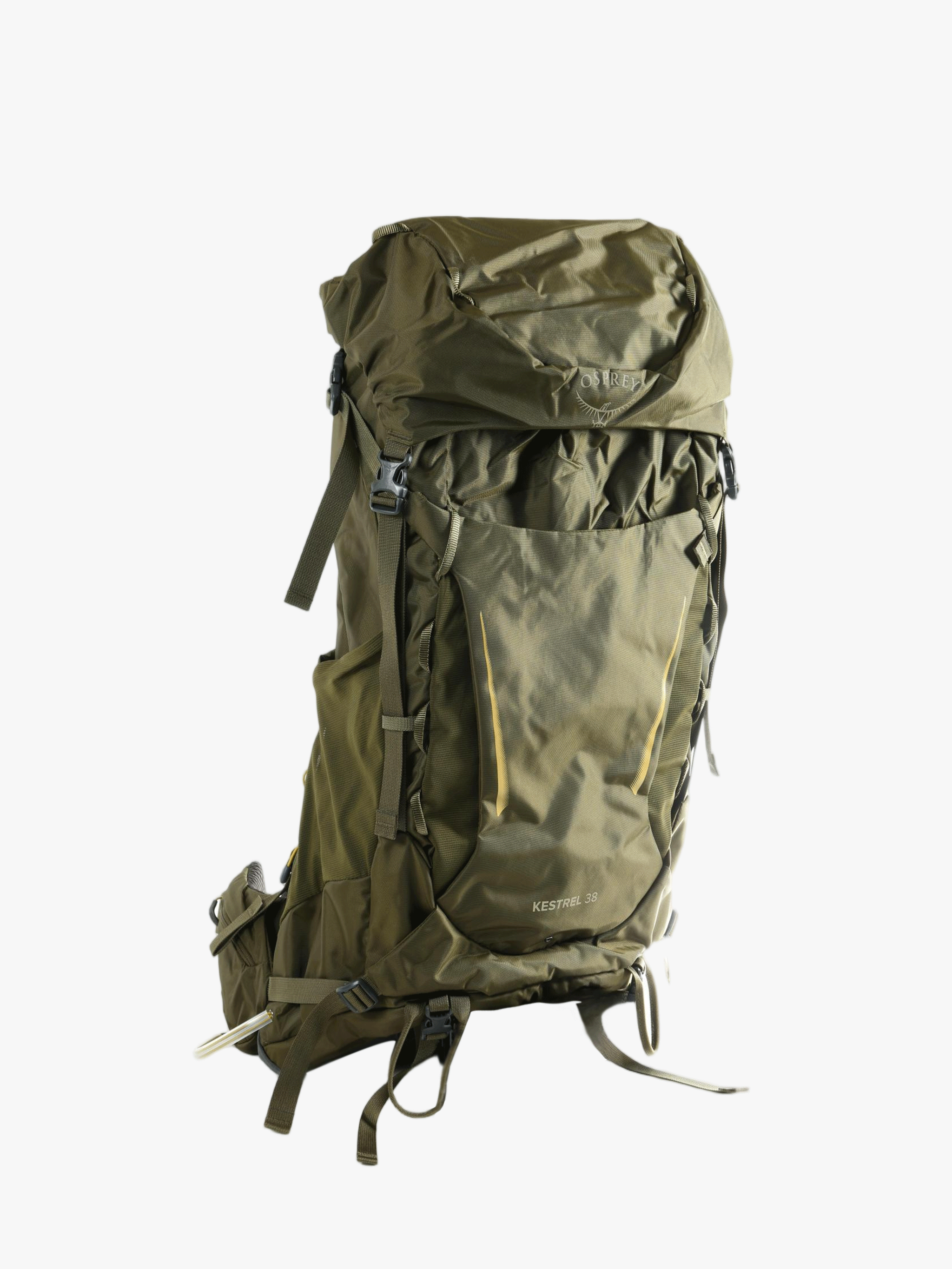 Green bag, front view