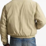 Tan jacket, full body view