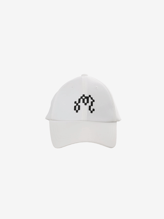 White hat, front view