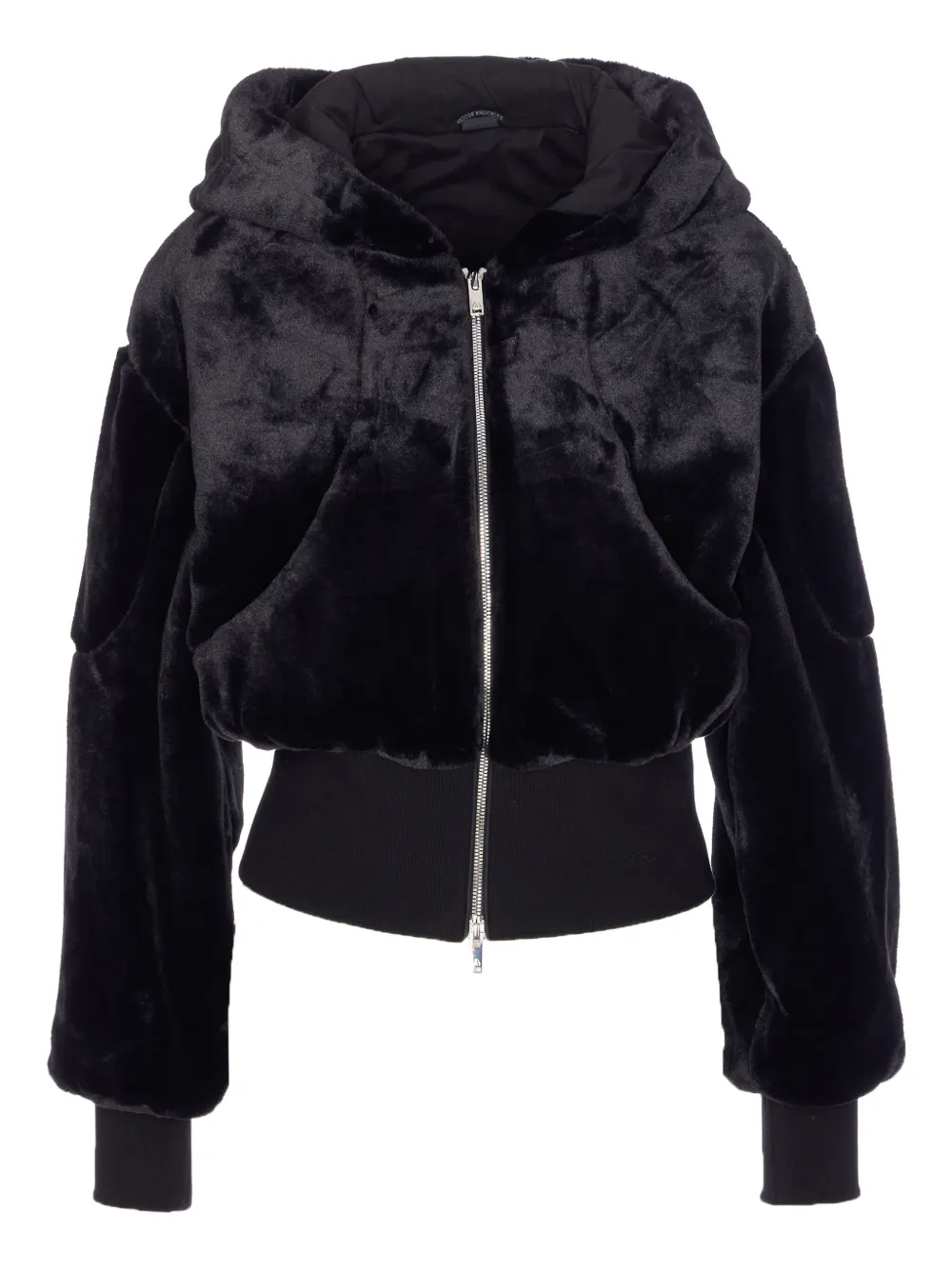 Black coat,front view