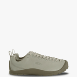Tan shoes, side view