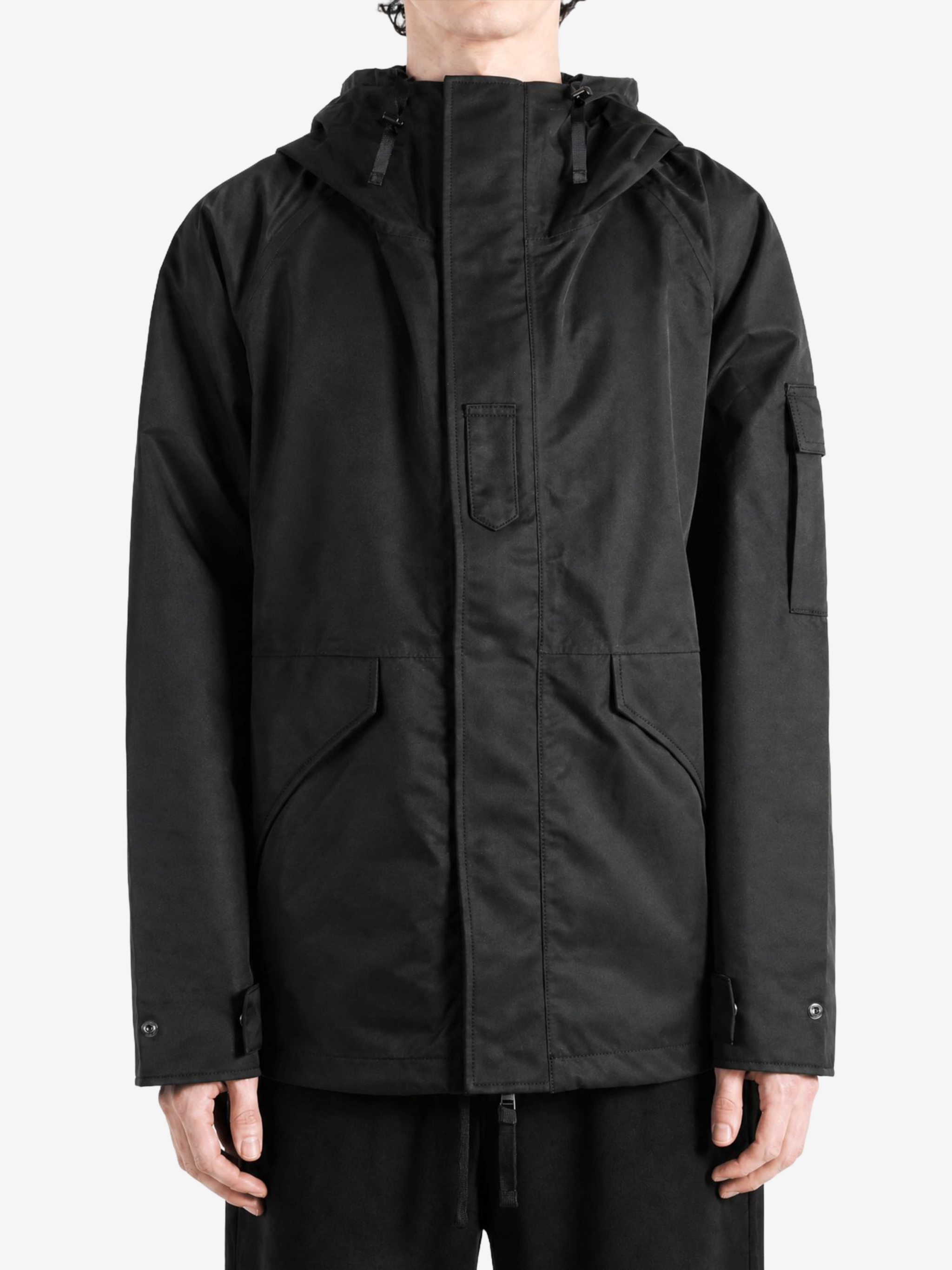 Black jacket, full body view