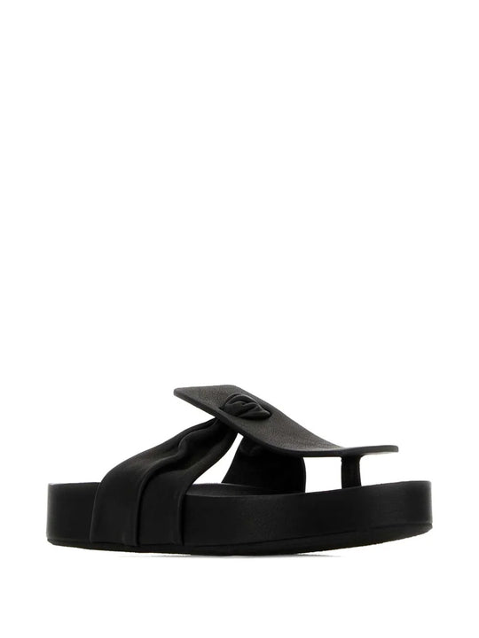 Black shoes, side view