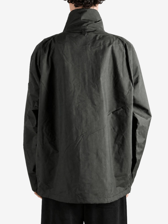 Green jacket, full body view