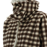 Brown jacket, front view