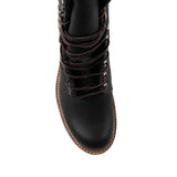 Black boots, front view