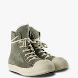 Grey shoes, front view