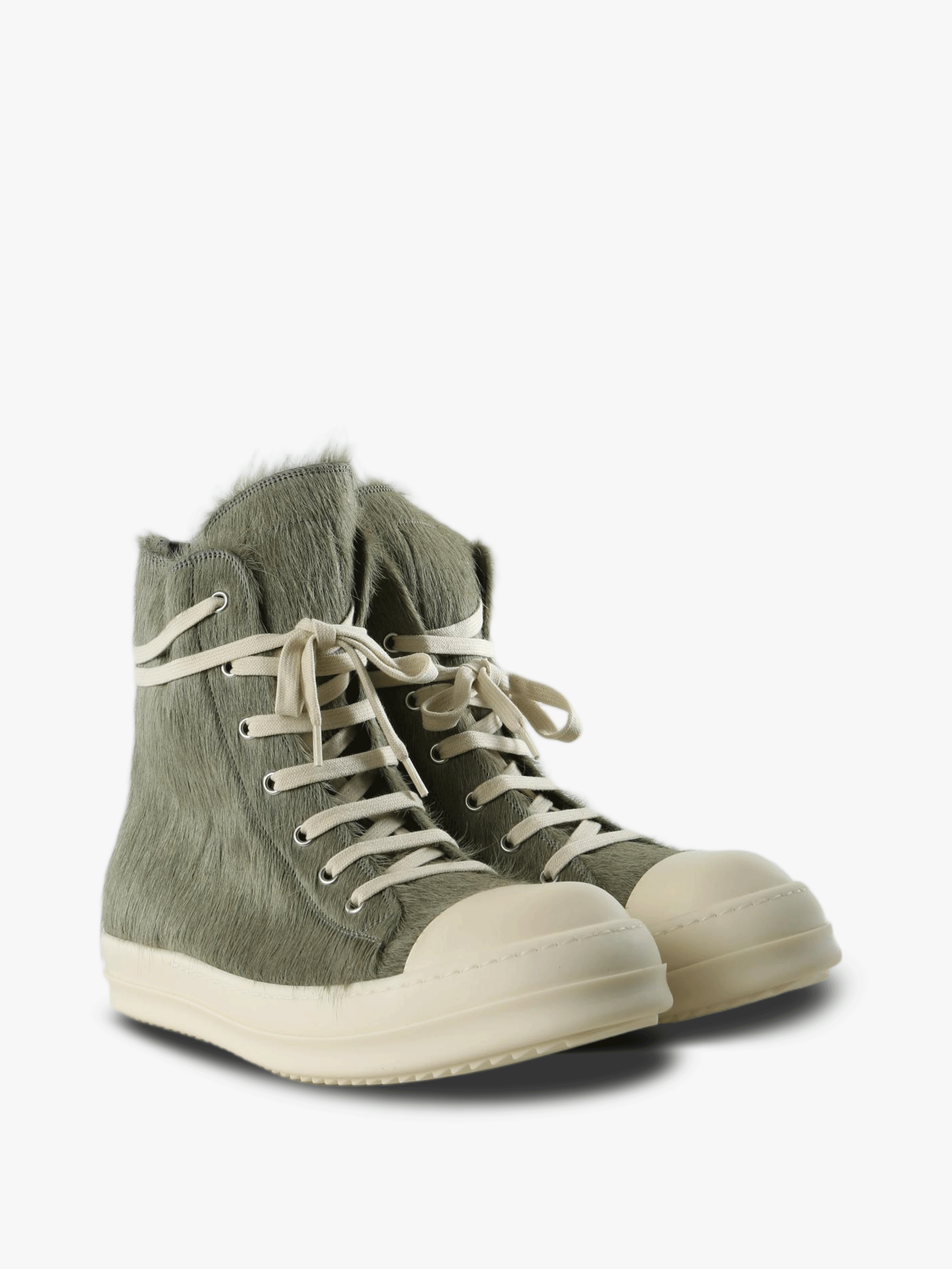 Grey shoes, front view